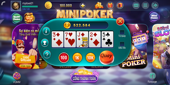 game slot Mini Poker