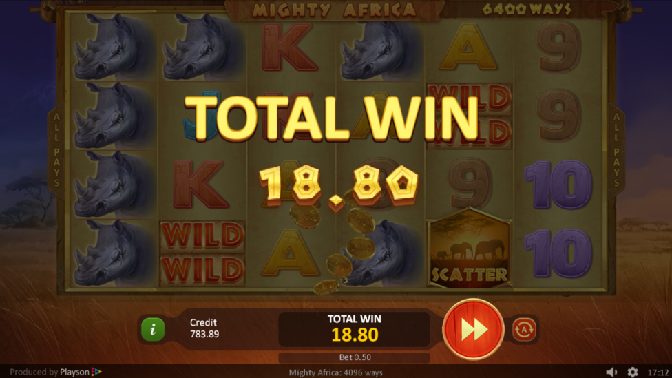 game slot Mighty Africa