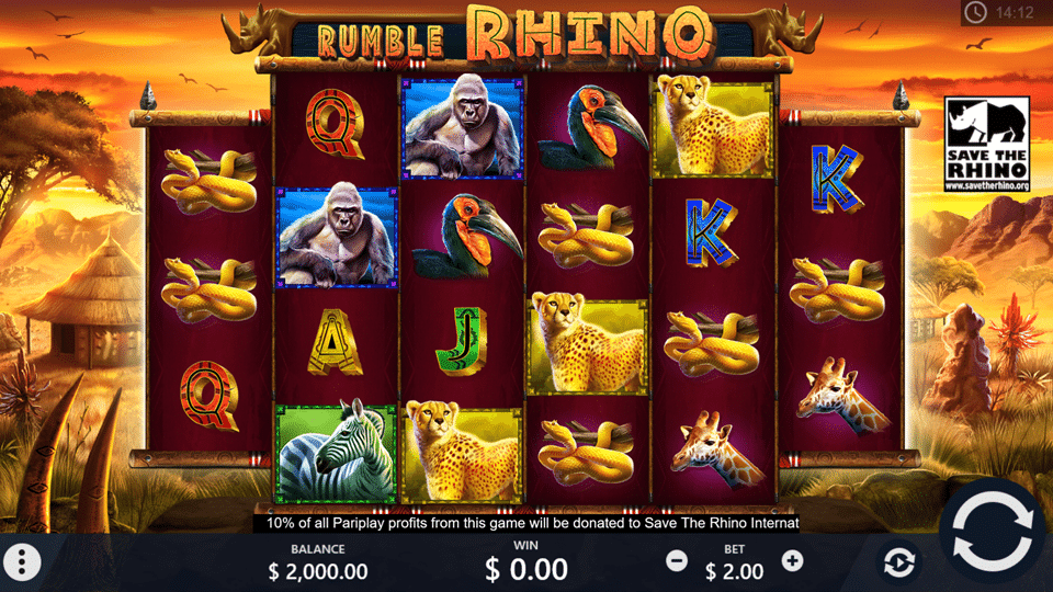 game slot Rumble Rhino