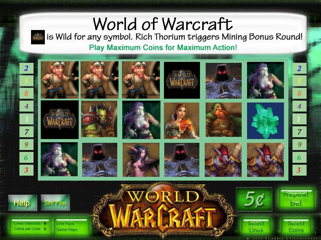 game slot World of Warcraft
