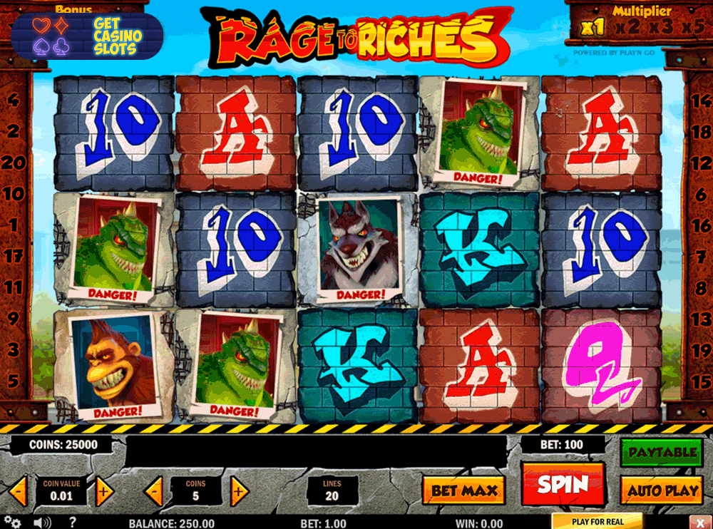 game slot Rage to Riches