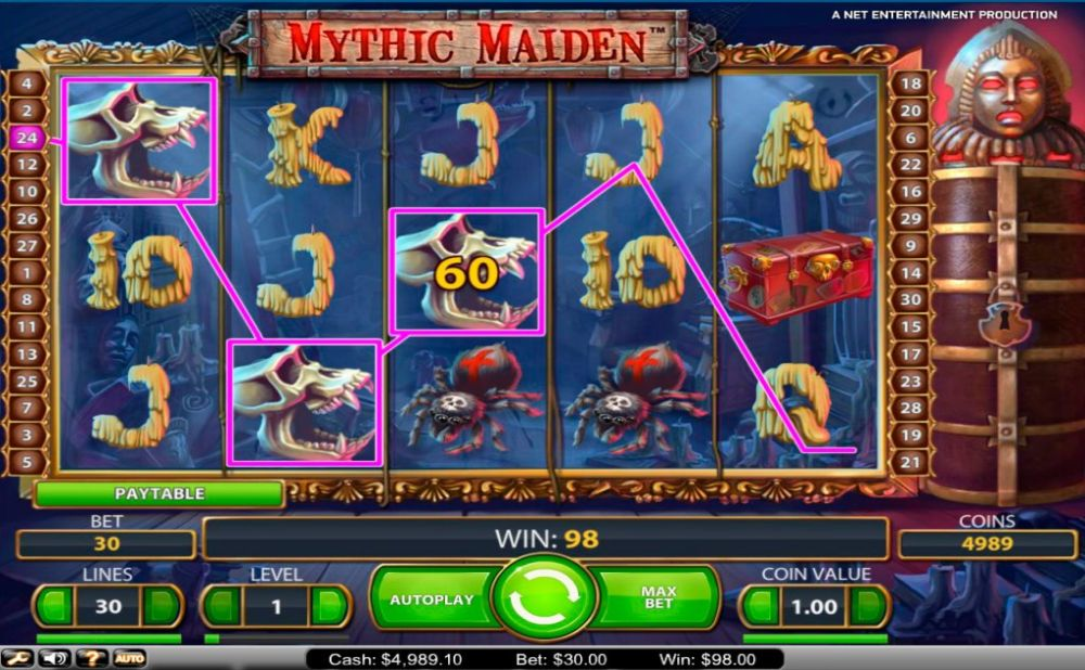 game slot Mythic Maiden