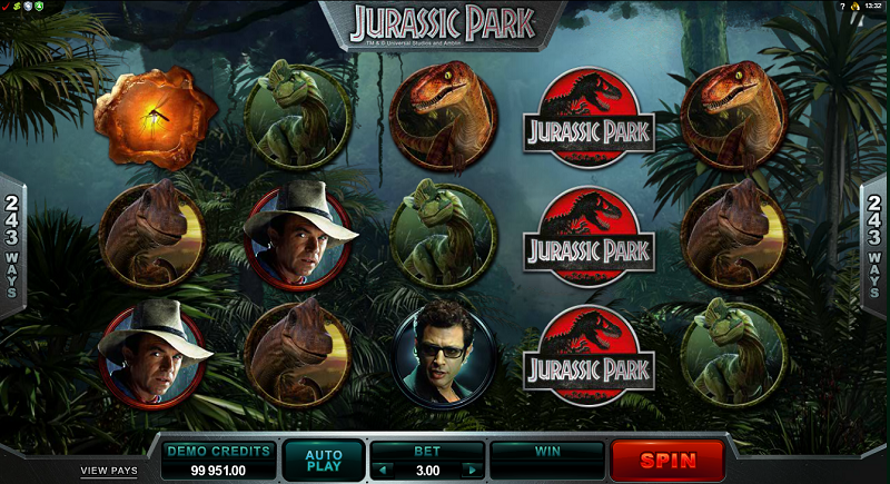 thưởng game slot Jurassic Park