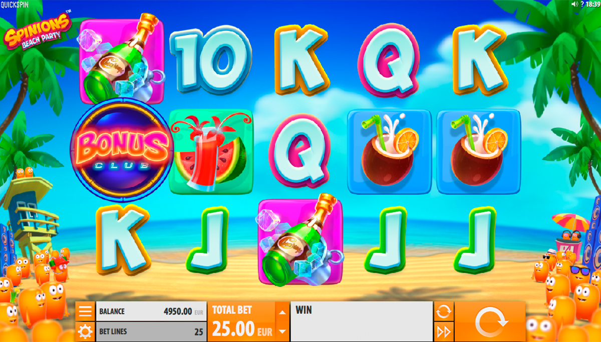 game slot Spinions Beach Party