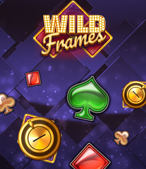 Sưu tập các biểu tượng lá bài trong game slot Wild Frames