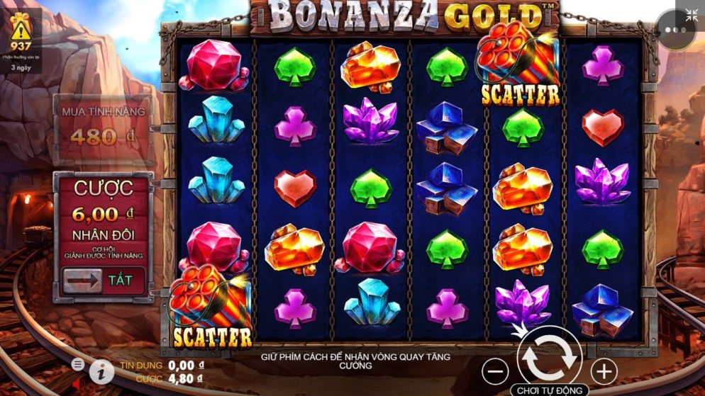 Bonanza Gold – Tựa game giúp anh em giải trí. hốt tiền khủng