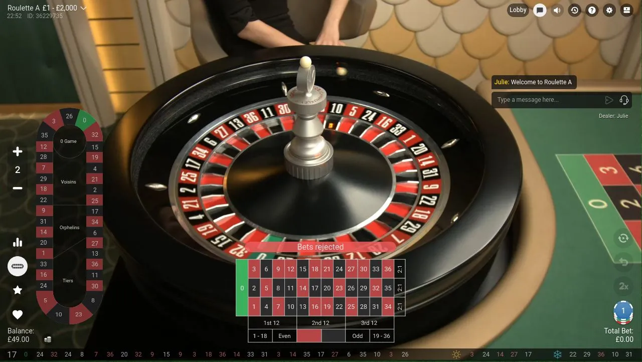game Roulette casino