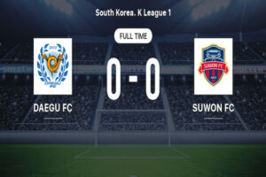 Dự Đoán Daegu FC Vs Suwon FC 14h30 Ngày 10/06/2023