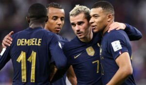 Đội tuyển Pháp đứng đầu bảng xếp hạng EURO 2024 hiện tại